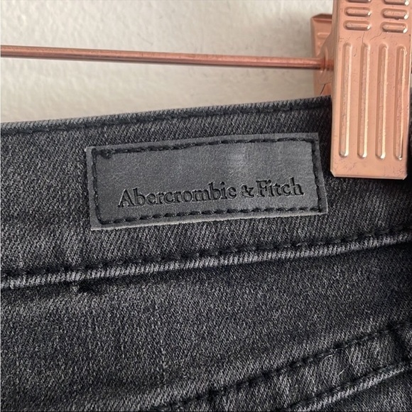 Abercrombie & Fitch Black Denim Shorts - Picture 3 of 6